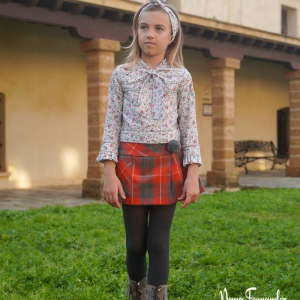 Conjunto falda short Florencia de Noma Fernández invierno 2024