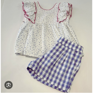 Conjunto short niña colección galassia de La Martinica