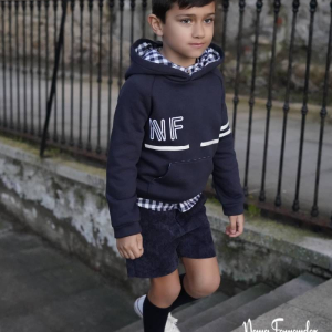 Sudadera forrada niño colección Milán de Noma Fernández