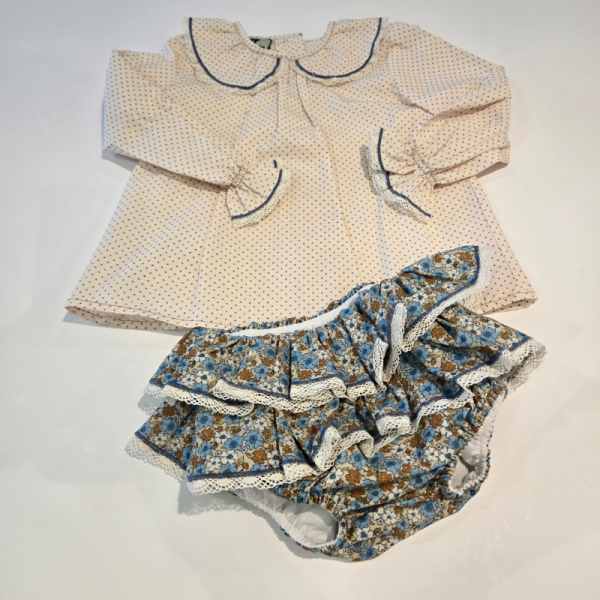 Conjunto de blusa y braga Caracolinos de La Martinica