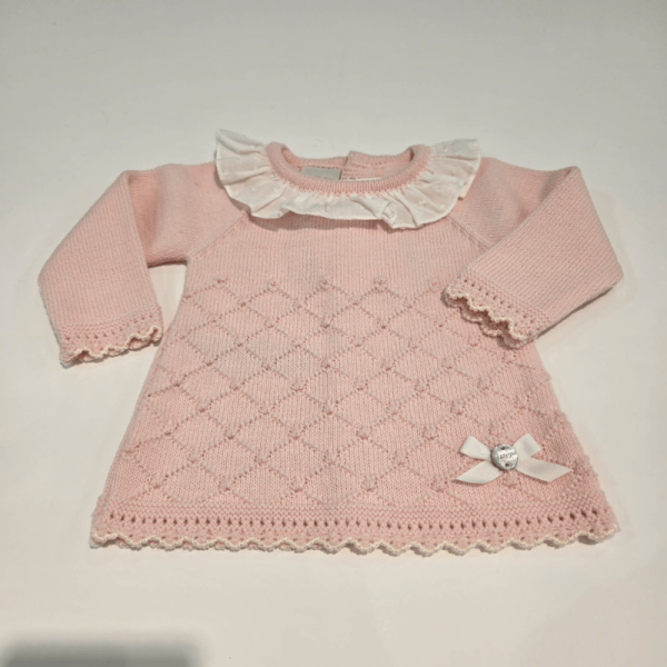 Conjunto jersey y polaina niña rosa Paz Rodríguez