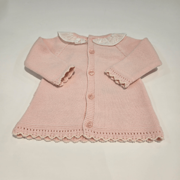 Conjunto jersey y polaina niña rosa Paz Rodríguez