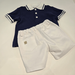 Conjunto polo pantalón niño colección Vento Paz Rodríguez verano